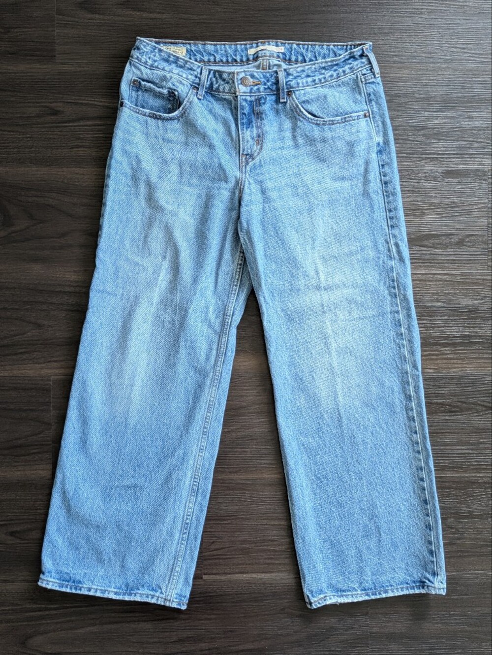 Levi's Women's Low Loose Wide Leg Low Rise 100% Cotton Jeans 31